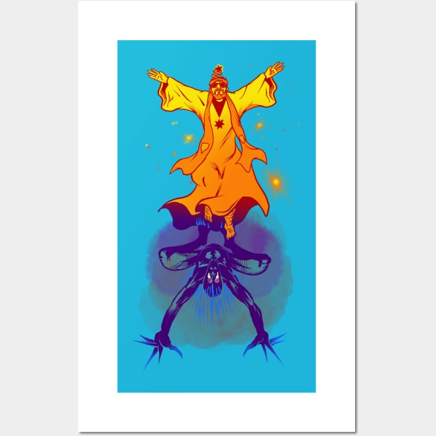 Ascension of the Second Prophet Gary Wall Art by funbuttonpress